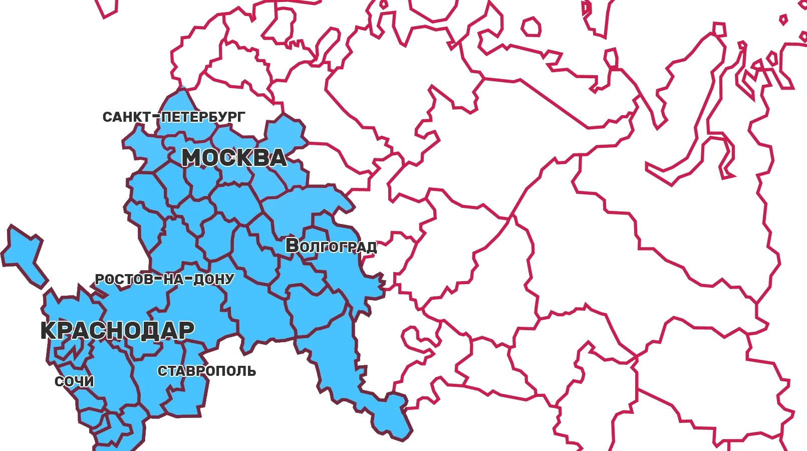Карта в Ленинградской